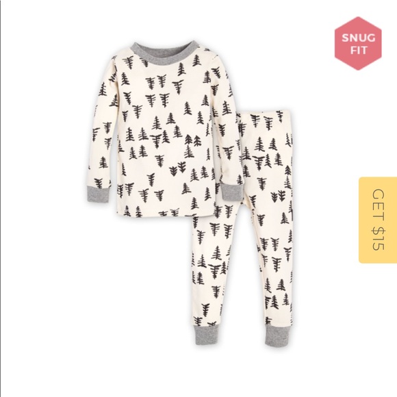 Burt's Bees Baby Pajamas New Burts Bees Organic Pajamas Trees